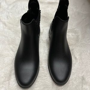 Jack Rogers Black Rain Booties